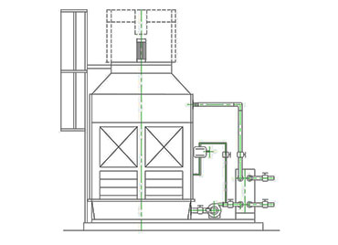 Condensador Evaporativo com Trocador de Calor